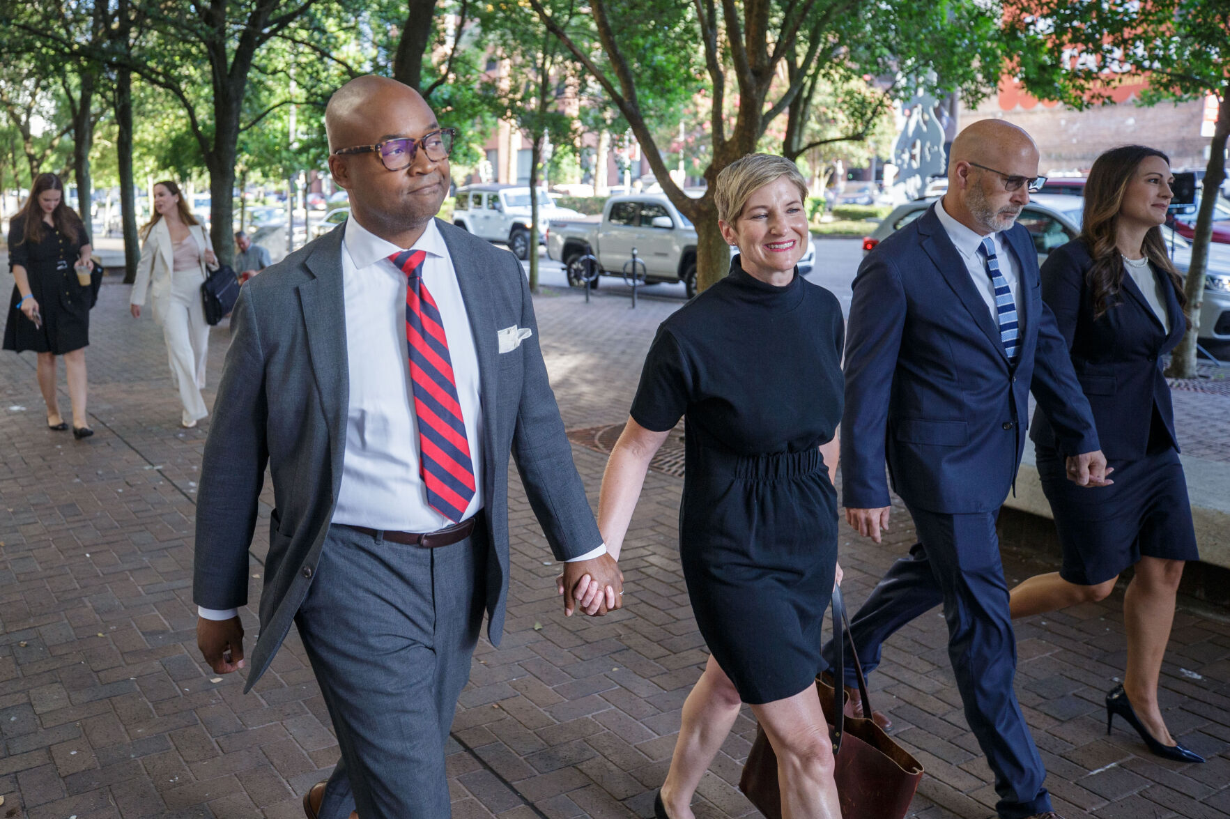 Jason Williams arrives at court